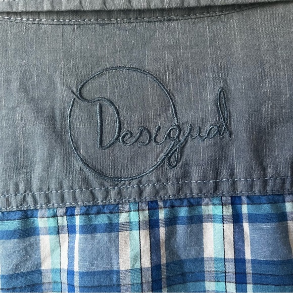 DESIGUAL | Men’s Button Up Plaid Shirt Size 3XL - Picture 7 of 7